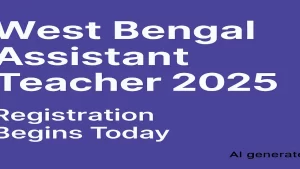 WB Assistant Teacher Recrutment